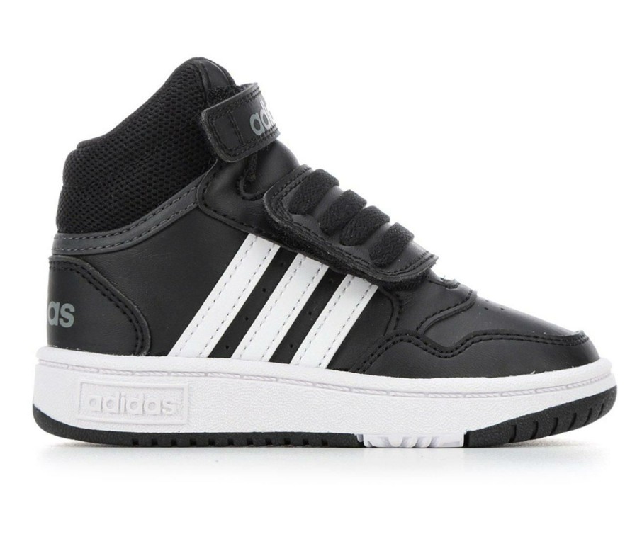 Boys * | Cheap Online Boys' Adidas Toddler Hoops Mid 3.0 Sneakers