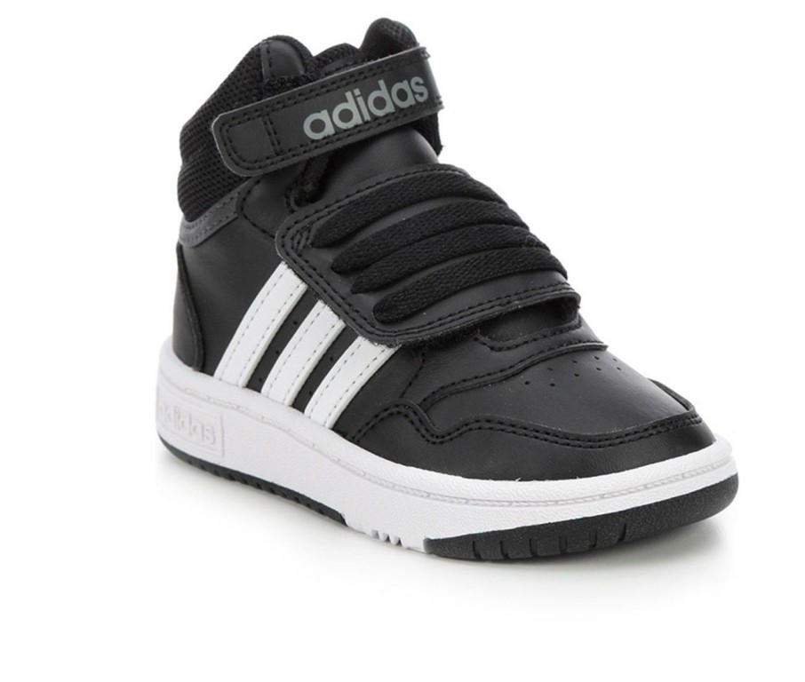 Boys * | Cheap Online Boys' Adidas Toddler Hoops Mid 3.0 Sneakers