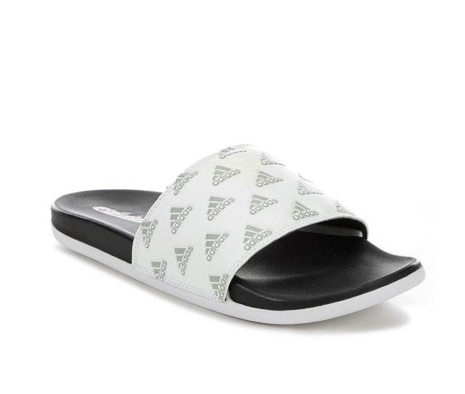 Womens * | Outlet Sale Women'S Adidas Adilette Comfort Logo Sport Slides