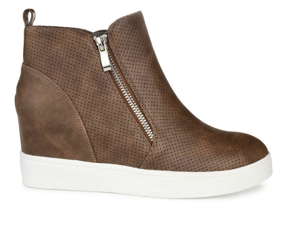 Womens * | Best Sellers Women'S Journee Collection Pennelope Wedge Sneakers