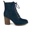 Womens * | Typical Style Women'S Journee Collection Baylor Lace-Up Booties