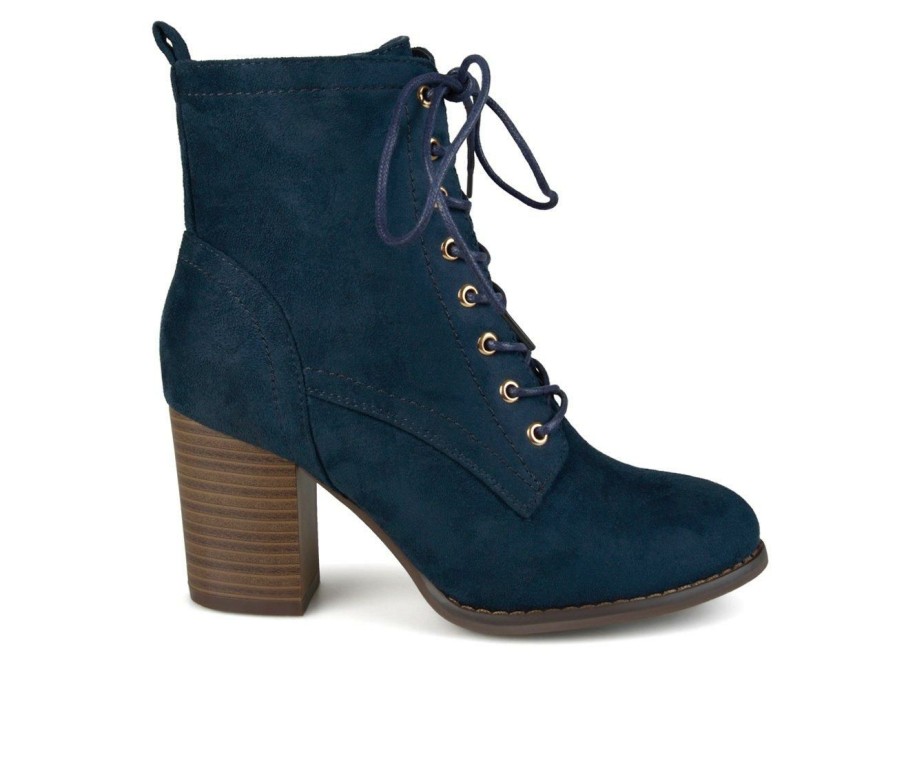 Womens * | Typical Style Women'S Journee Collection Baylor Lace-Up Booties