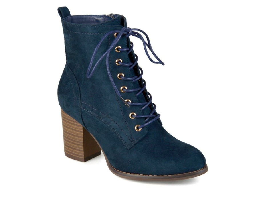 Womens * | Typical Style Women'S Journee Collection Baylor Lace-Up Booties