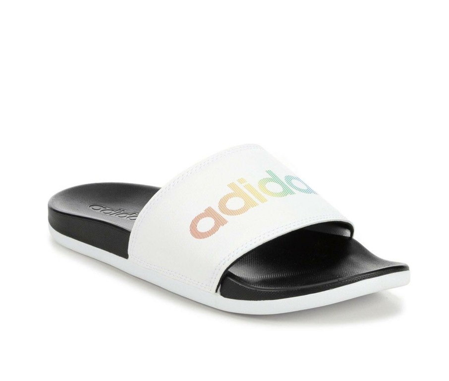 Womens * | Lower Prices Women'S Adidas Adilette Comfort Print Sport Slides