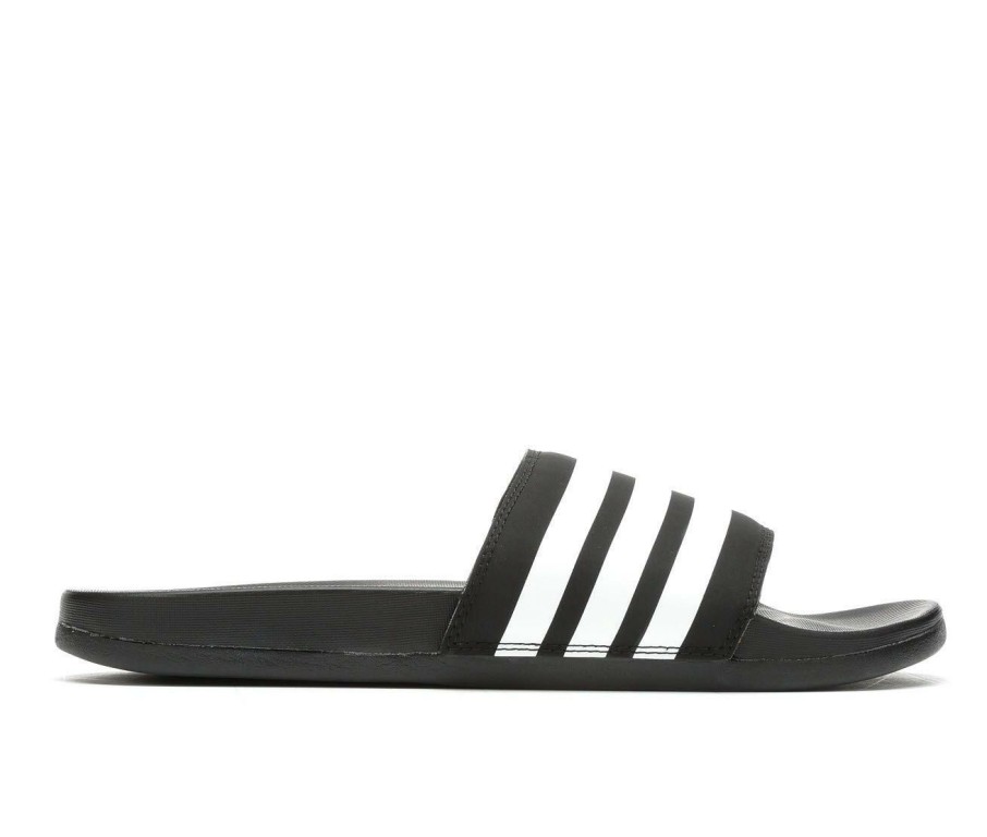 Womens * | Cheap Online Women'S Adidas Adilette Cf Stripes Sport Slides