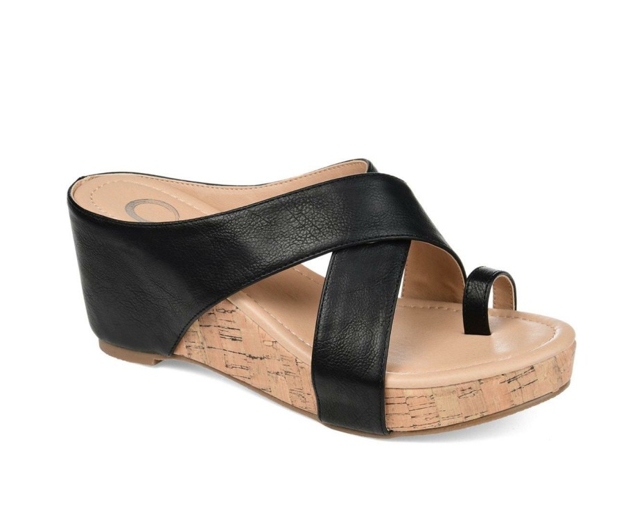 Womens * | New Women'S Journee Collection Rayna Wedge Sandals