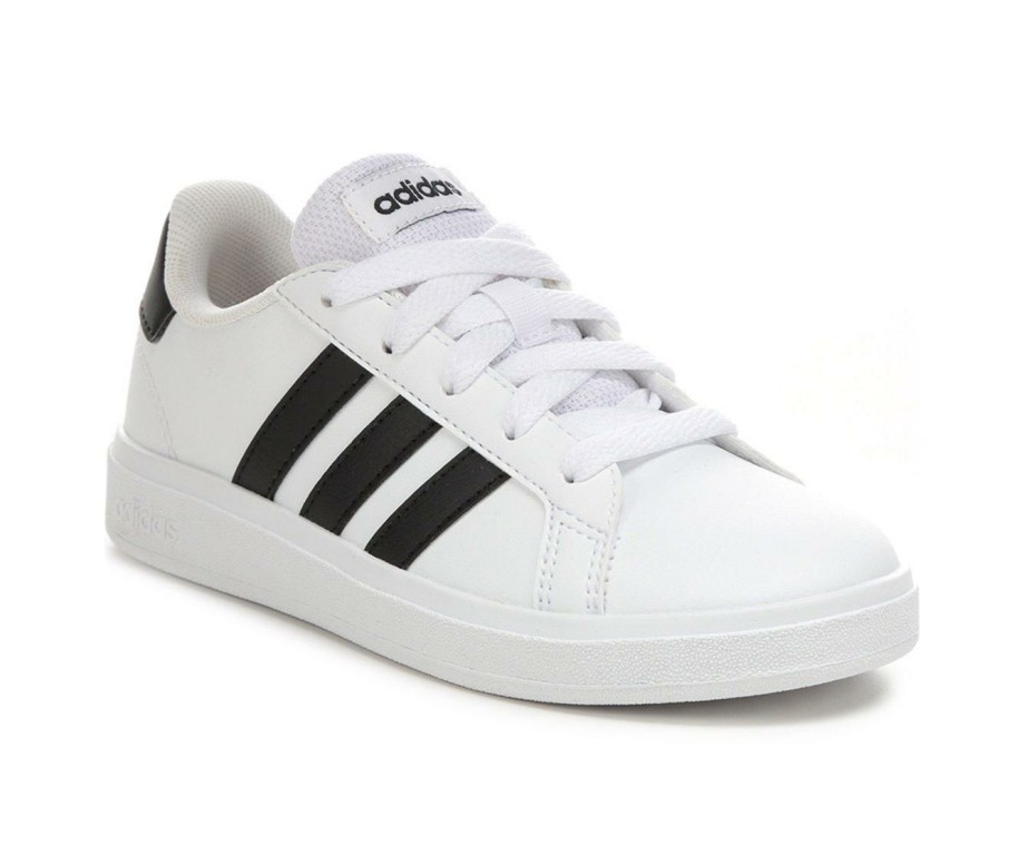 Boys * | Best Sellers Boys' Adidas Little Kid & Big Kid Grand Court 2.0 Sustainable Sneakers