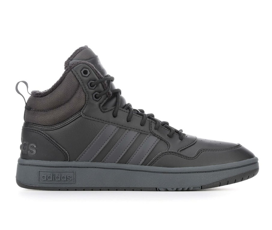 Mens * | Promotions Men'S Adidas Hoops 3.0 Mid Winterized Sustainable Sneakers