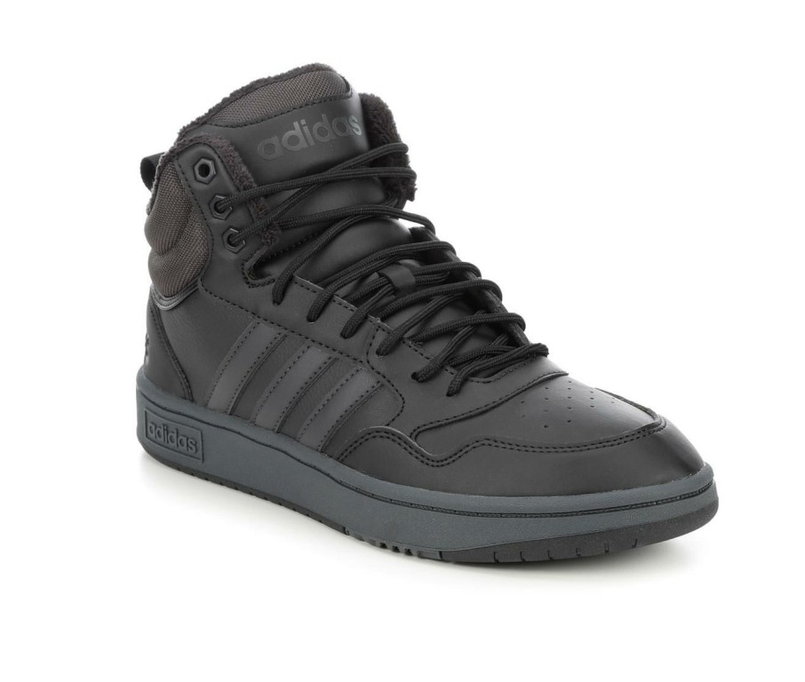 Mens * | Promotions Men'S Adidas Hoops 3.0 Mid Winterized Sustainable Sneakers