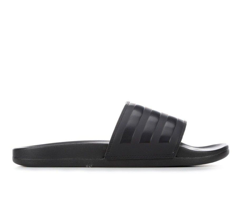 Mens * | Cheap Men'S Adidas Adilette Cloudfoam Mono Sport Slides