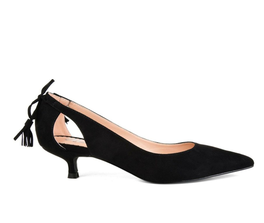 Womens * | Free Delivery Women'S Journee Collection Bindi Kitten Heel Pumps