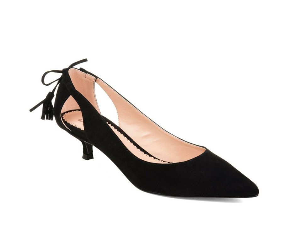 Womens * | Free Delivery Women'S Journee Collection Bindi Kitten Heel Pumps