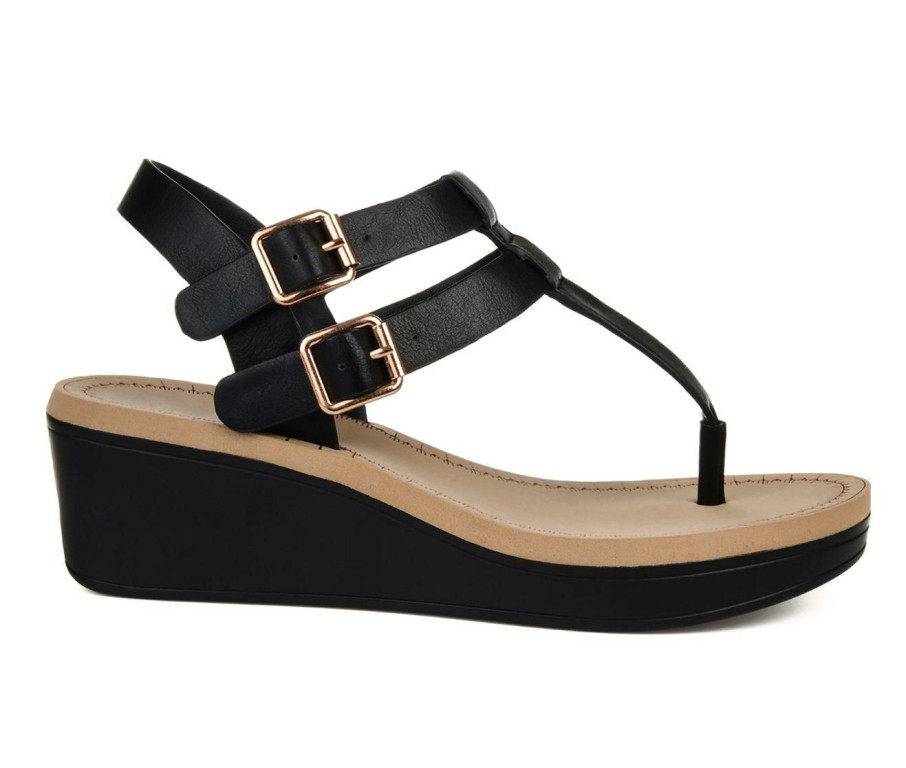 Womens * | Discount Online Women'S Journee Collection Bianca Wedge Sandals