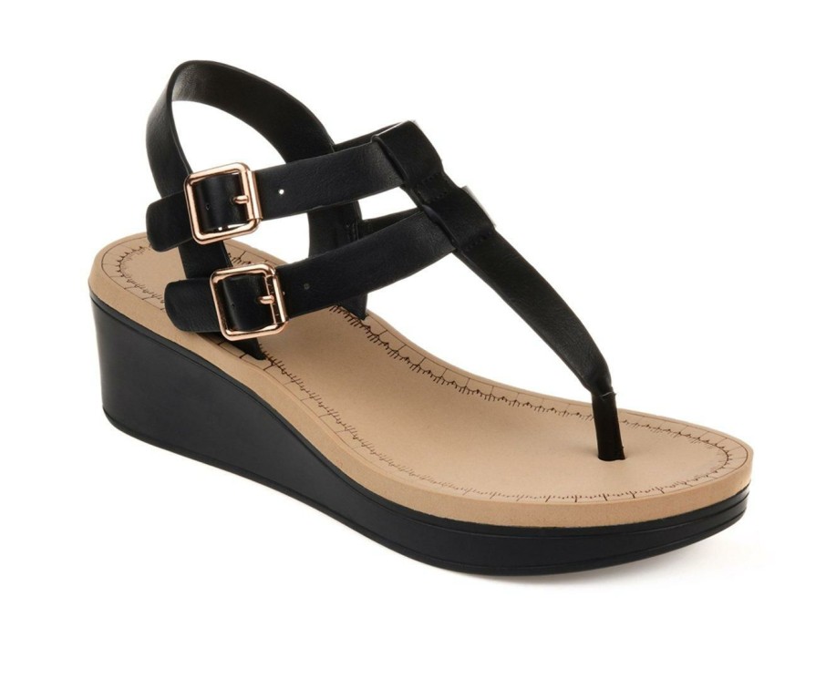 Womens * | Discount Online Women'S Journee Collection Bianca Wedge Sandals