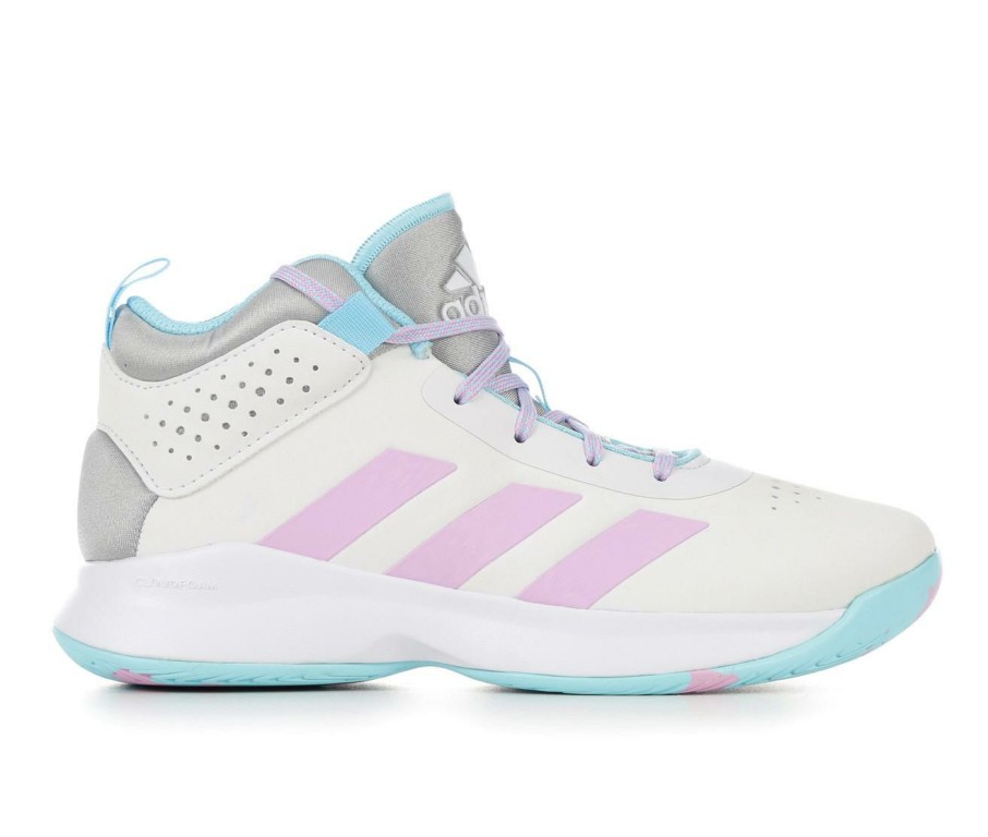 Girls * | Free Delivery Girls' Adidas Little Kid & Big Kid Cross 'Em Up Wide Width Basketball Shoes