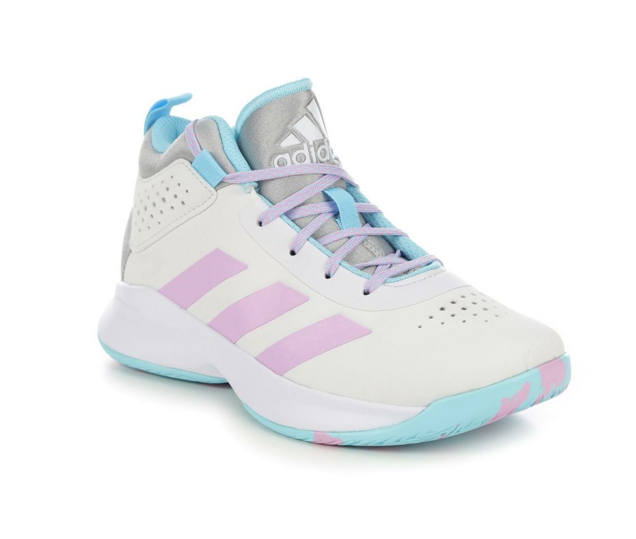 Girls * | Free Delivery Girls' Adidas Little Kid & Big Kid Cross 'Em Up Wide Width Basketball Shoes