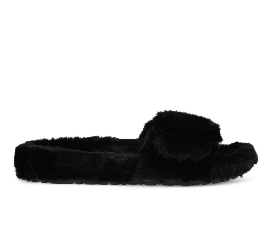 Womens * | New Journee Collection Shadow Slide Slippers