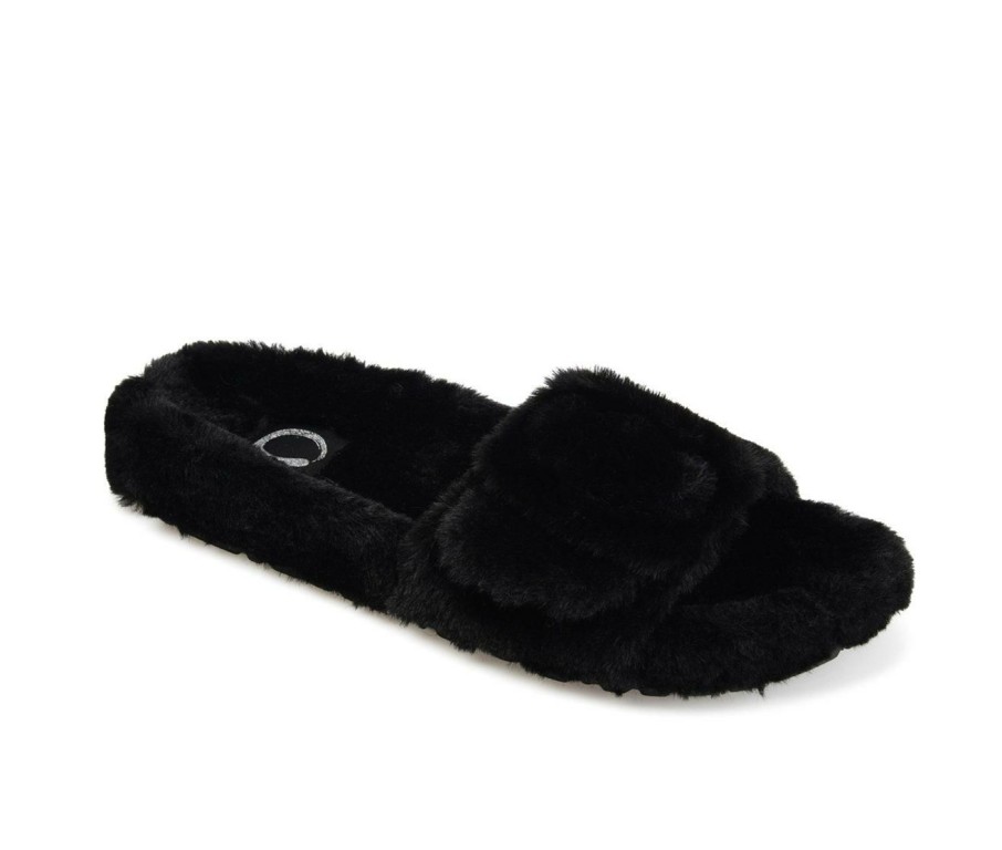 Womens * | New Journee Collection Shadow Slide Slippers