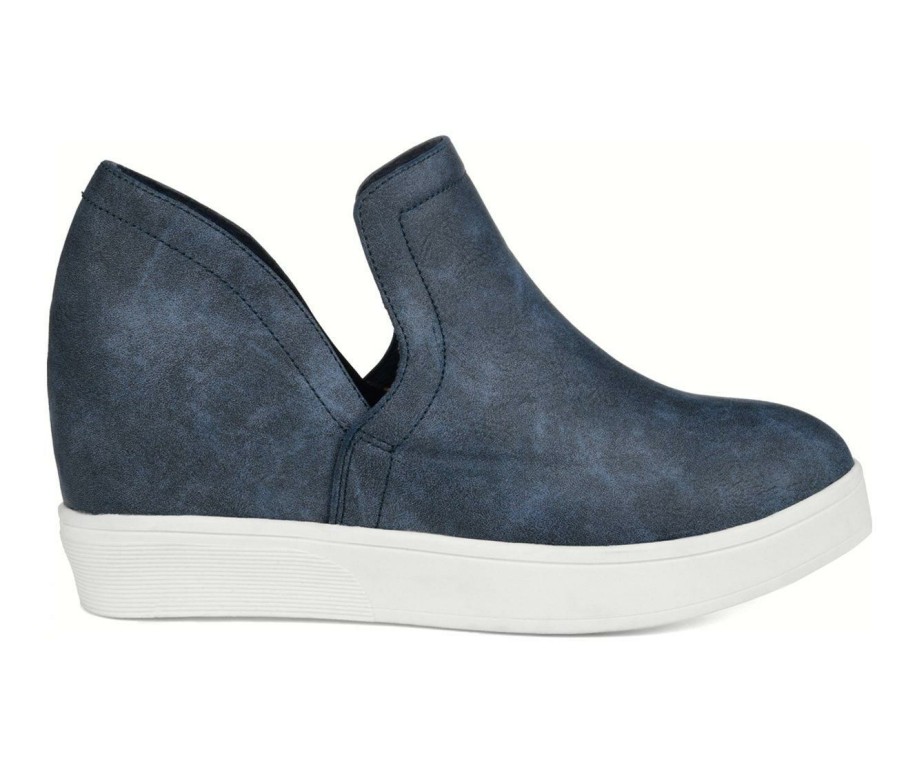 Womens * | Large Choice Women'S Journee Collection Cardi Wedge Sneakers