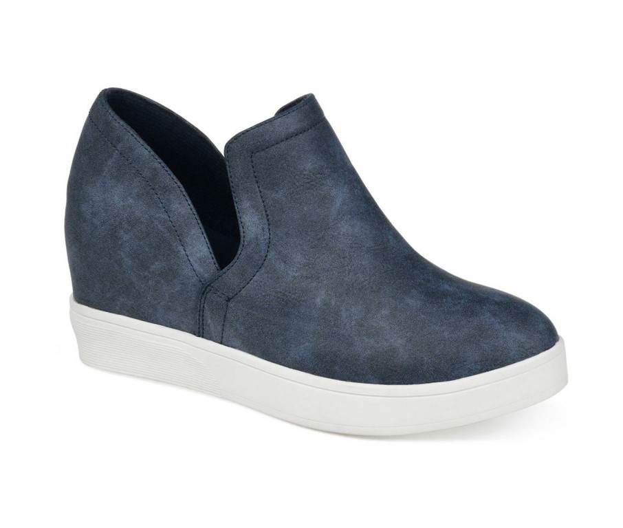 Womens * | Large Choice Women'S Journee Collection Cardi Wedge Sneakers