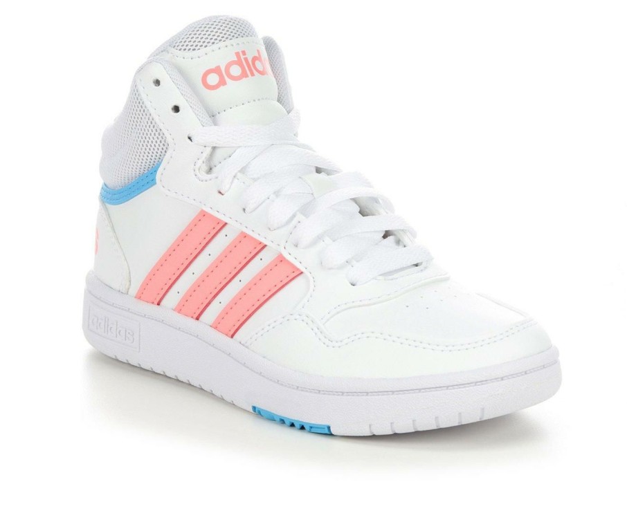 Girls * | Promotions Girls' Adidas Little Kid & Big Kid Hoops Mid 3.0 Sneakers