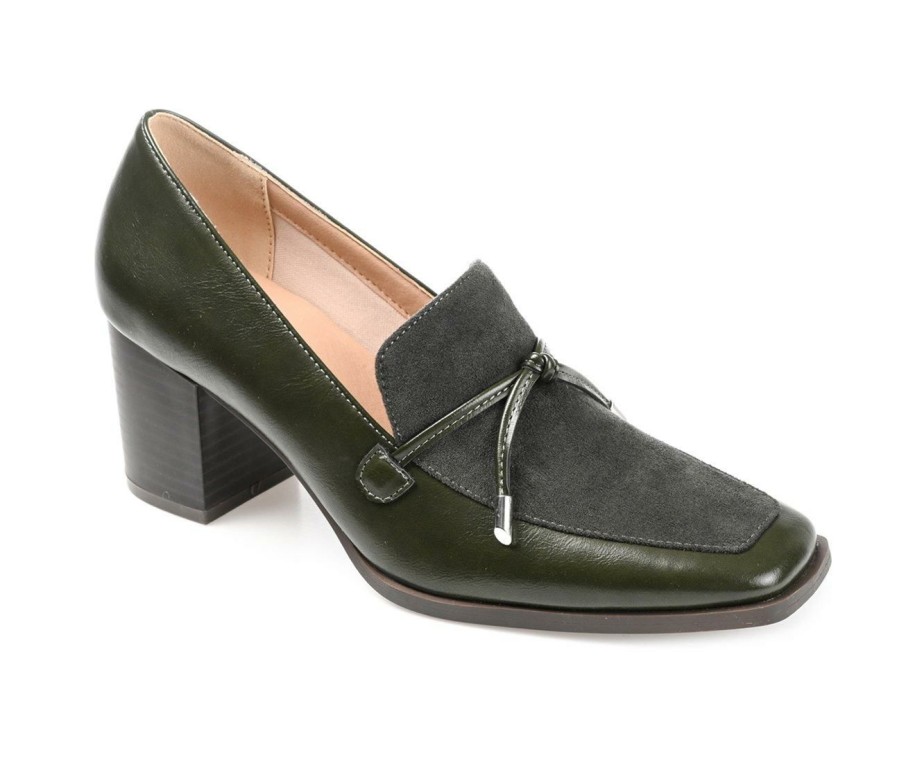 Womens * | Outlet Sale Women'S Journee Collection Crawford Heeled Loafers