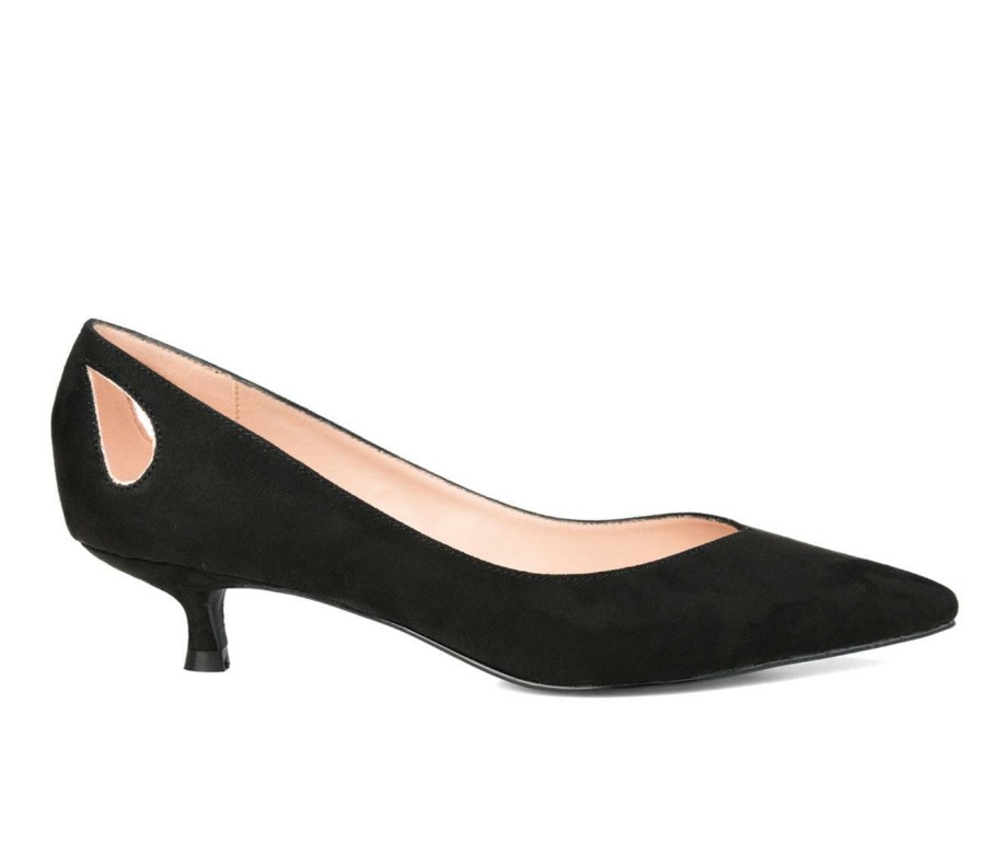 Womens * | Sale Women'S Journee Collection Goldie Kitten Heel Pumps