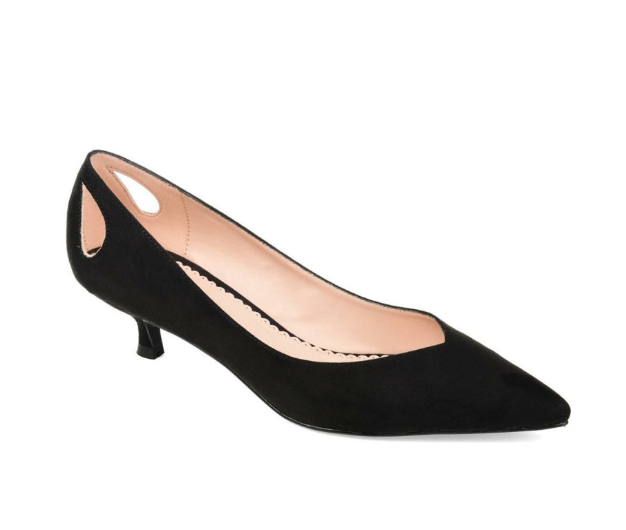 Womens * | Sale Women'S Journee Collection Goldie Kitten Heel Pumps