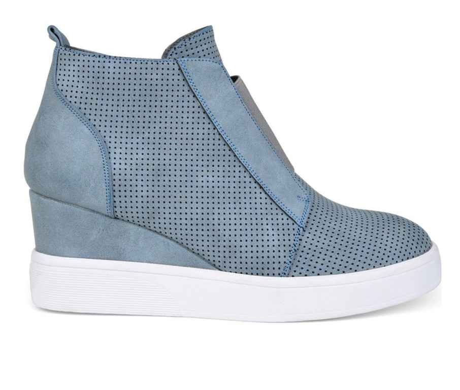 Womens * | Cheap Women'S Journee Collection Clara Wedge Sneakers