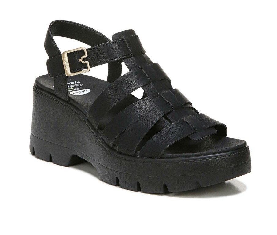 Womens * | Large Choice Women'S Dr. Scholls Check It Out Platform Wedge Sandals