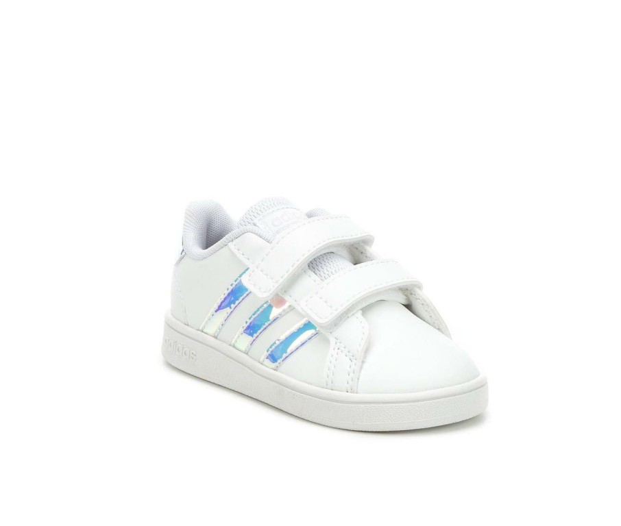 Girls * | Best Sale Girls' Adidas Infant & Toddler Grand Court Sneakers