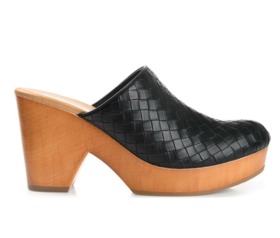 Womens * | Latest Women'S Journee Collection Kelsy Block Heel Platform Clogs