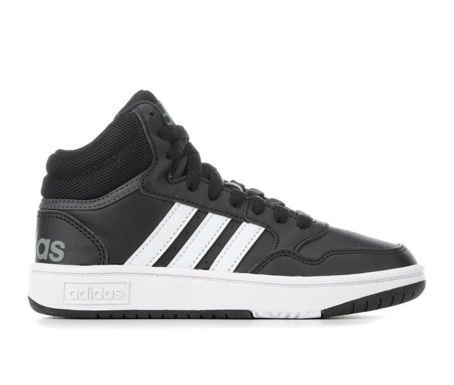 Boys * | Cheap Boys' Adidas Little Kid & Big Kid Hoops Mid 3.0 Sneakers