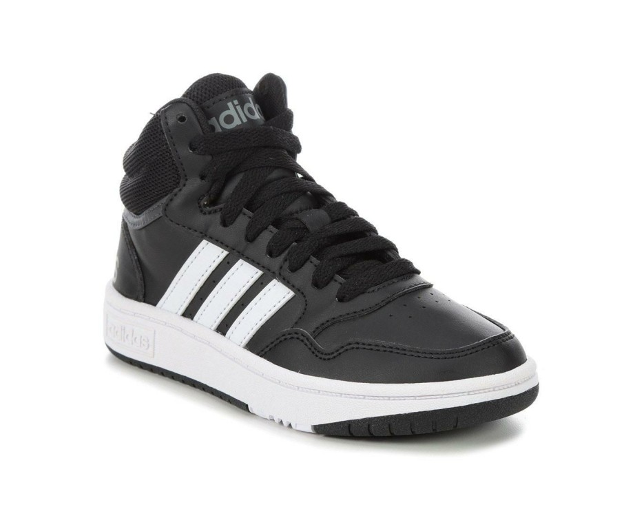 Boys * | Cheap Boys' Adidas Little Kid & Big Kid Hoops Mid 3.0 Sneakers