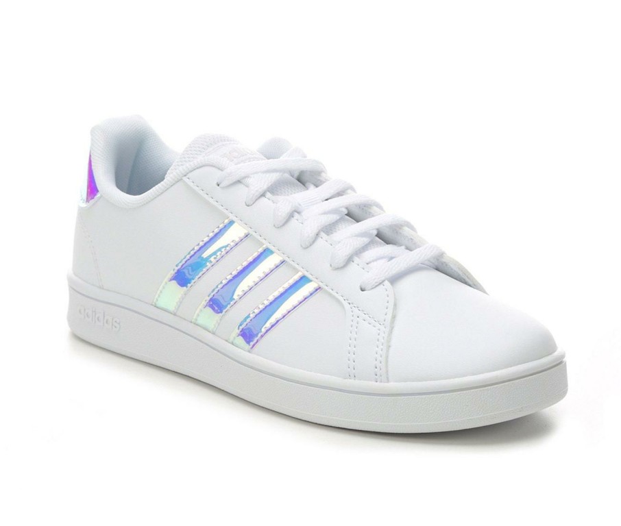 Girls * | Typical Style Girls' Adidas Little Kid & Big Kid Grand Court Sneakers